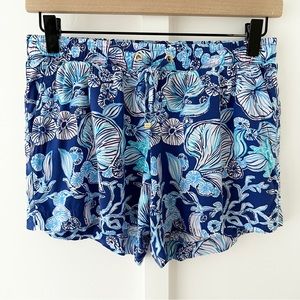 LILLY PULITZER blue Katia shorts